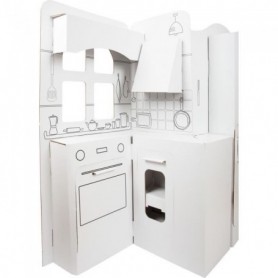 Small Foot cuisine pour enfants junior 117 x 57 cm carton blanc