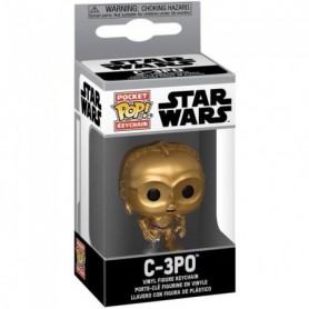 Funko - Porte-clés Pocket Pop Star Wars : C-3PO