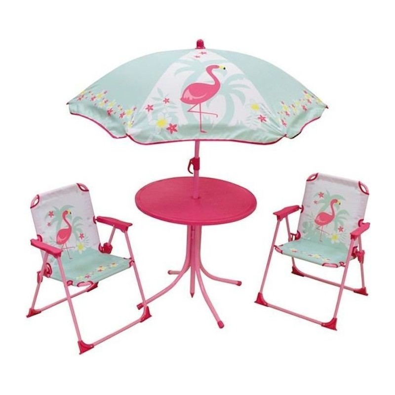 Meubles de jardin Fun House Enfant Flamant rose 4 Pièces