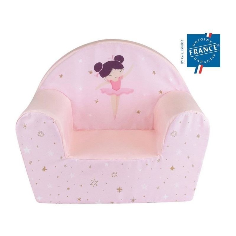 Fauteuil pour enfant Fun House Dancer Ballerina Club Rose 52 x 33 x 42 cm