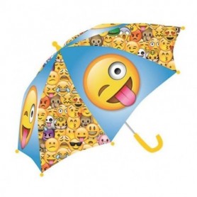 Emoji parapluie Emoticon junior 65 x 55 cm jaune