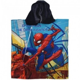 Disney Poncho Sea Serviette Spiderman Marvel Micro Coton CM. 100X50