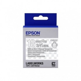 EPSON  bande d'étiquettesLK-5TWN  - Blanc/transparent