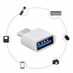 INECK® Câble OTG USB Type C USB 3.1 Mâle vers USB A Femelle
