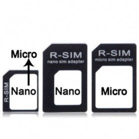 Adaptateurs 3 en 1 (Nano SIM Micro SIM SIM)