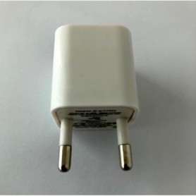 Chargeur Mural USB 1 Port 100V-240V 50/60 HZ 5V 1A Blanc
