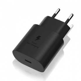 Chargeur Rapide USB-C 25W Noir pour Samsung Galaxy S9 S9+ S10 S10+ S10e