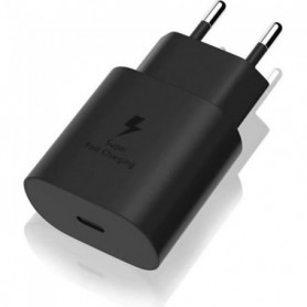 Chargeur Rapide USB-C 25W Noir pour Samsung Galaxy A32 4G-5G A34 A54 A30