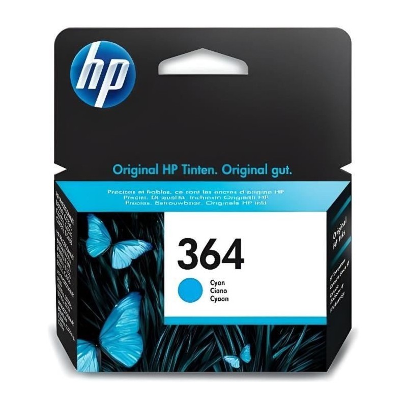 HP 364 cartouche d'encre cyan authentique