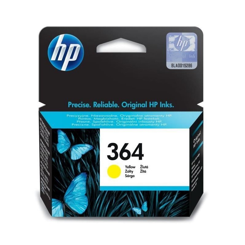 HP 364 cartouche d'encre jaune authentique