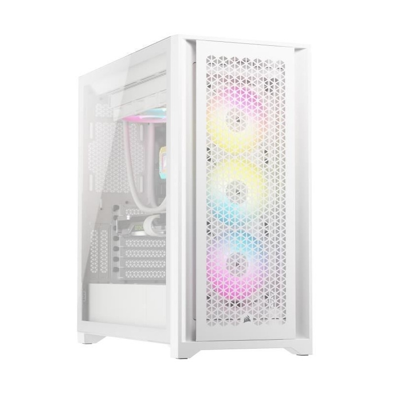 Boîtier ATX semi-tour Corsair 5000D RGB Blanc