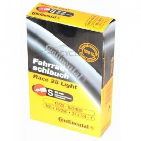 Chambre à Air Continental Race Light 700x18/25 Presta 42mm