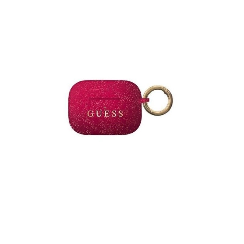 Etui Silicone ROSE FUSHIA GUESS POUR Apple AIRPODS PRO - GUESS®