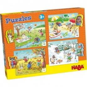 HABA - Puzzles Les saisons - Version Française