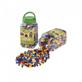 HAMA Pot de 2300 Maxi perles multicolores