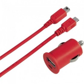 Hama Chargeur de voiture USB rouge - pour Nintendo® 3DS