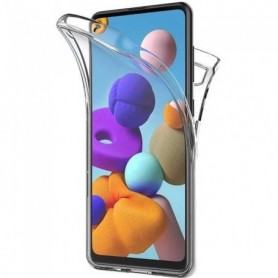 Coque Compatible Samsung Galaxy A21s, 360°Full Body Transparente Silicone