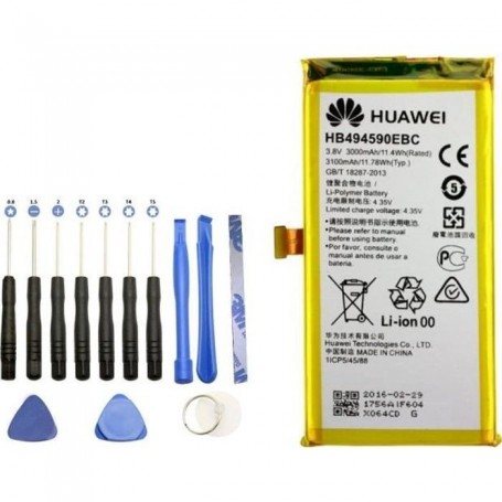 Batterie HB494590EBC pour Huawei  Honor 7  + Kit outils 13 pièces