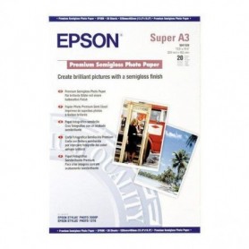 EPSON Premium Pack de 1 Papier photo brillant - 20 feuilles - A3+ - 250g/m2