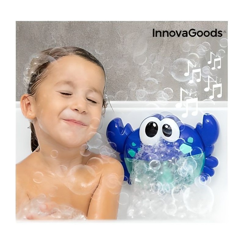 Crabe musical avec bulles de savon pour le bain Crabbly InnovaGoods