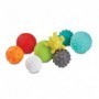 INFANTINO Senso Set de 8 balles souples, 8 cubes sensoriels et 4 animaux
