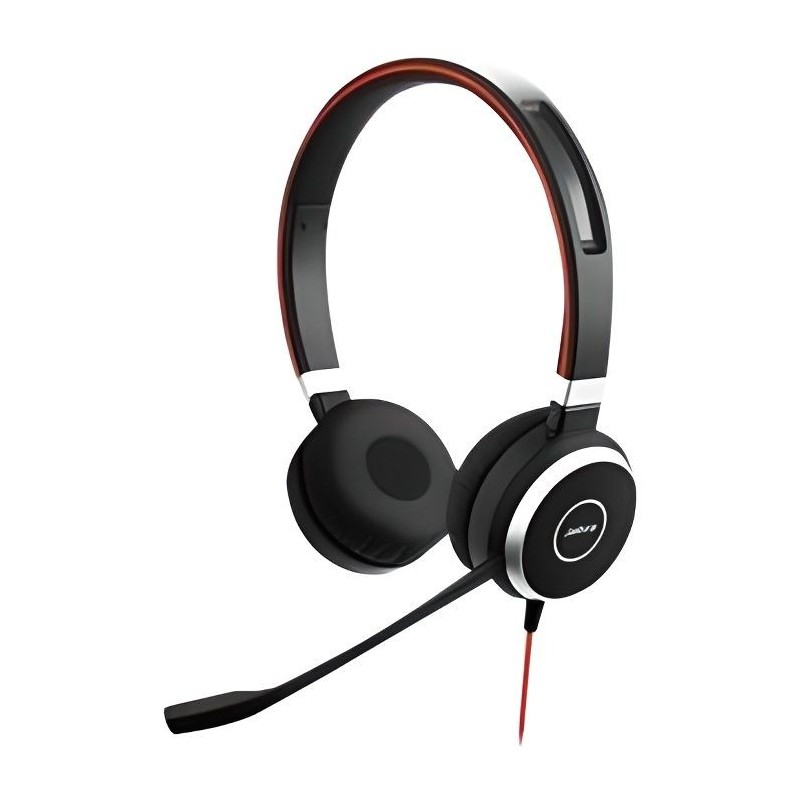 Jabra Evolve 40 UC Stereo Casque Avec fil Arceau Bureau/Centre d'appels USB Type-A Noir