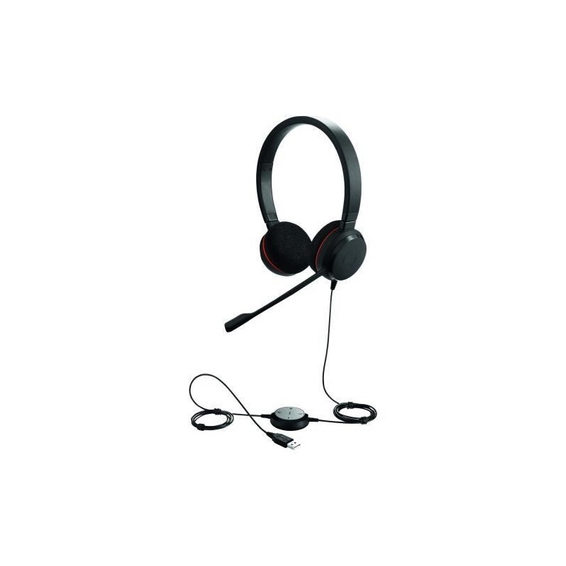 Jabra Evolve 20SE UC Stereo Casque Avec fil Arceau Bureau/Centre d'appels USB Type-A Bluetooth Noir