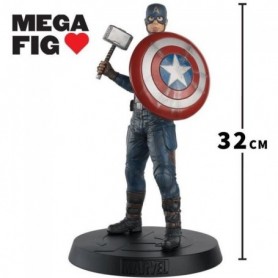 Figurine - EAGLEMOSS - Captain America Mega - 32 cm