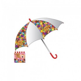 Parapluie Candy Crush saga transparent Bonbons - 90 cm Officiel