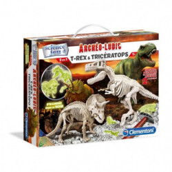 CLEMENTONI Archéo Ludic - T-Rex & Tricératops Phosphorescent 41,99 €