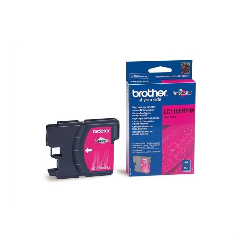 Brother LC-1100HYM Ink Cartridge cartouche d'encre 1 pièce(s) Original Magenta