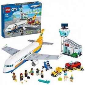 LEGO- L'avion de passagers City Jeux de Construction, 60262, Multicolore
