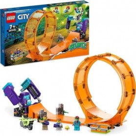 Lego 60338 City Stuntz Le Looping du Chimpanze Cogneur, Jouet de Moto