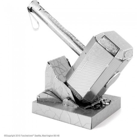AVENGERS Thor's Hammer Mjolnir Maquette à Construire - 3D - Métal avec