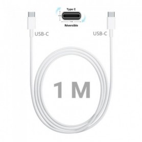 Pour Samsung Galaxy A50 : Câble USB-C vers USB-C 100  cm