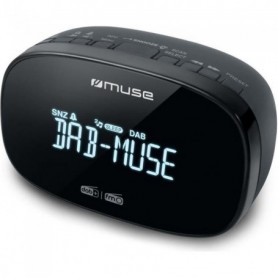 MUSE - Radio réveil DAB+ FM - M-150 CDB - Double alarme - Ecran LCD