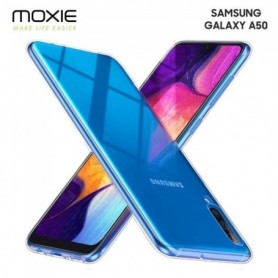Moxie Coque Galaxy A50 [Skintrans] Coque en TPU Souple Transparente Ultra