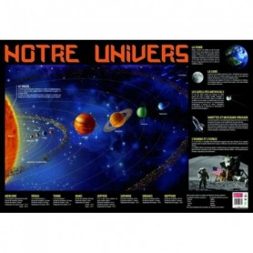Poster pédagogique - Notre univers - 52 x 76 cm 52 cm