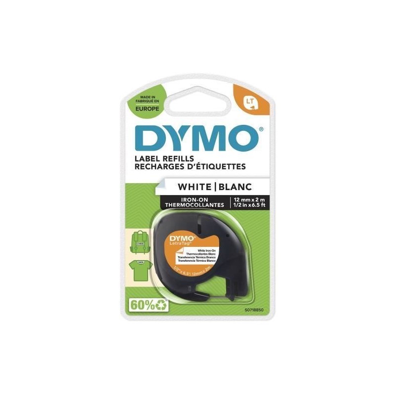 Image secondaire de Ruban stratifié Dymo S0718850 Noir/Blanc