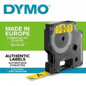 Dymo LabelManager Rubans D1 12mm x 7m Noir/Jaune (compatible avec les )