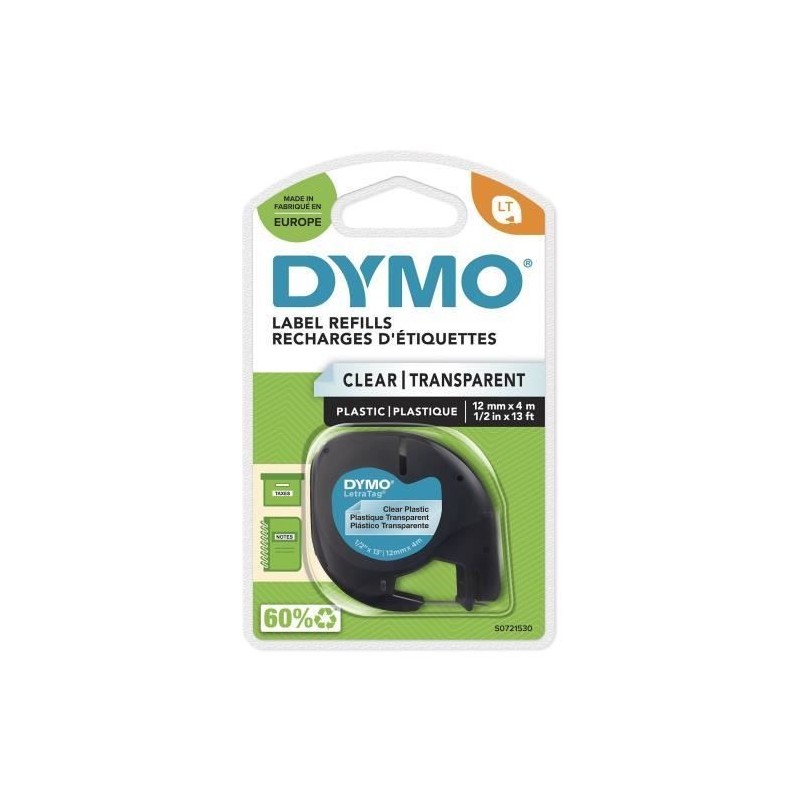 Image secondaire de Ruban Laminé pour Etiqueteuses Dymo S0721530 Bleu