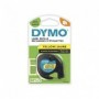 DYMO LetraTag rubans Plastique 12mm x 4m Noir/Jaune (compatible avec DYMO )