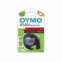 DYMO LetraTag rubans Plastique 12mm x 4m Noir/Rouge (compatible avec DYMO )