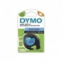 DYMO LetraTag rubans Plastique 12mm x 4m Noir/Bleu (compatible avec DYMO )
