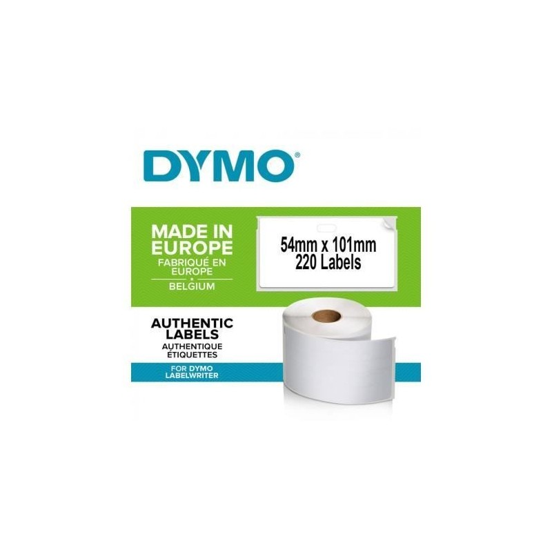 Ruban Matriciel Original Dymo S0722430 Blanc Noir/Blanc