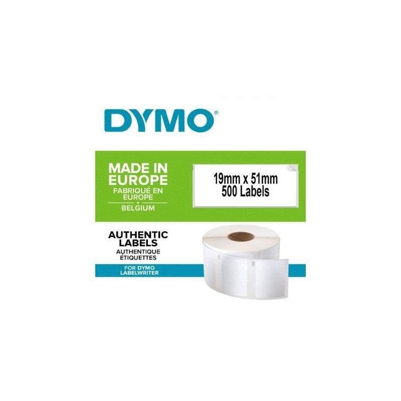 Ruban Laminé pour Etiqueteuses Dymo S0722550 Blanc