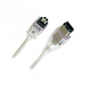 APM Câble Firewire IEEE 1394 6c/4c mâle / mâle 1 m  NOIR OU TRANSPARENT