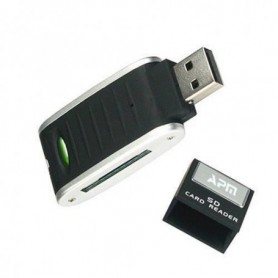 APM Lecteur de cartes SD/MMC USB 2.0 Compatible U