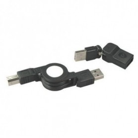 APM - Câble USB 2.0 AB m/m rétractable adaptate