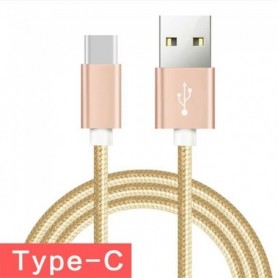 [1 M] USB Type C Câble Pour Sony Xperia XA1 Ultra Nylon Tressé Chargeur